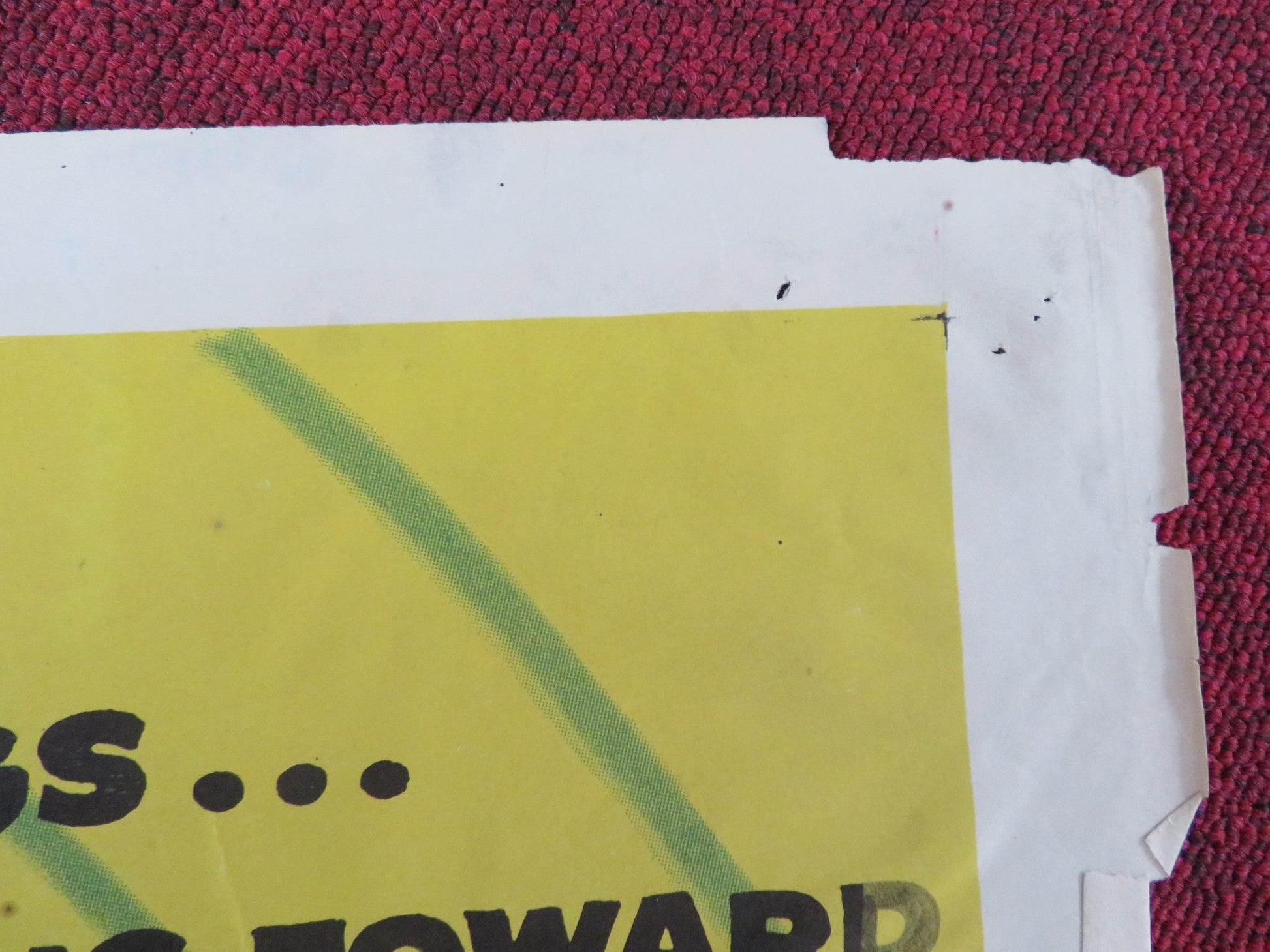 RIDERS TO THE STARS FOLDED US ONE SHEET POSTER WILLIAM LUNDIGAN H. MARSHALL 1954 Rendezvous Cinema Movie posters