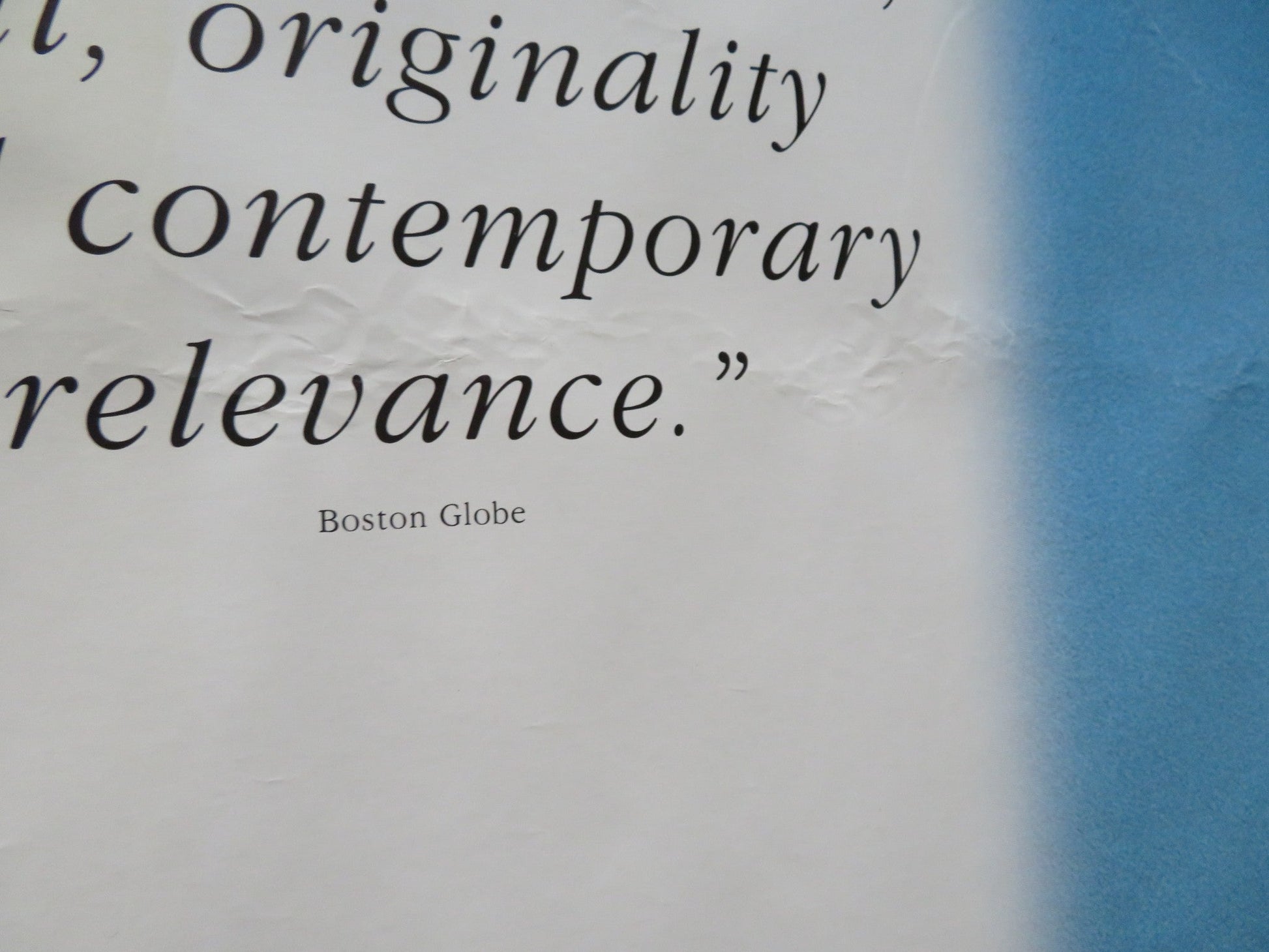 RIDICULE UK QUAD ROLLED POSTER CHARLES BERLING JEAN ROCHEFORT 1996 Rendezvous Cinema Movie posters