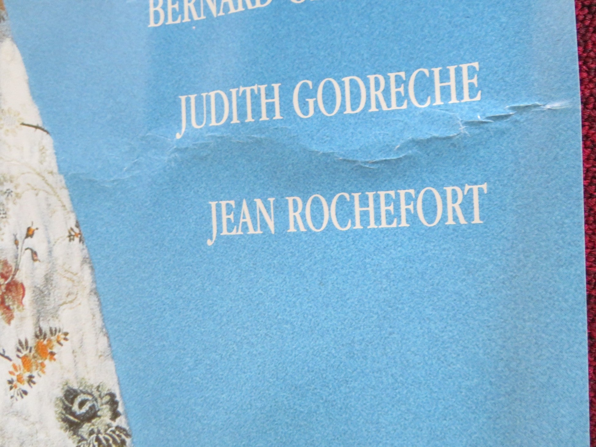 RIDICULE UK QUAD ROLLED POSTER CHARLES BERLING JEAN ROCHEFORT 1996 Rendezvous Cinema Movie posters