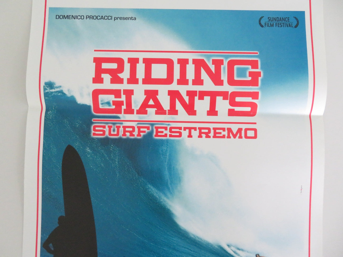Riding Giants Italian Locandina Poster Laird Hamilton Jeff Clark 2004 Movie posters
