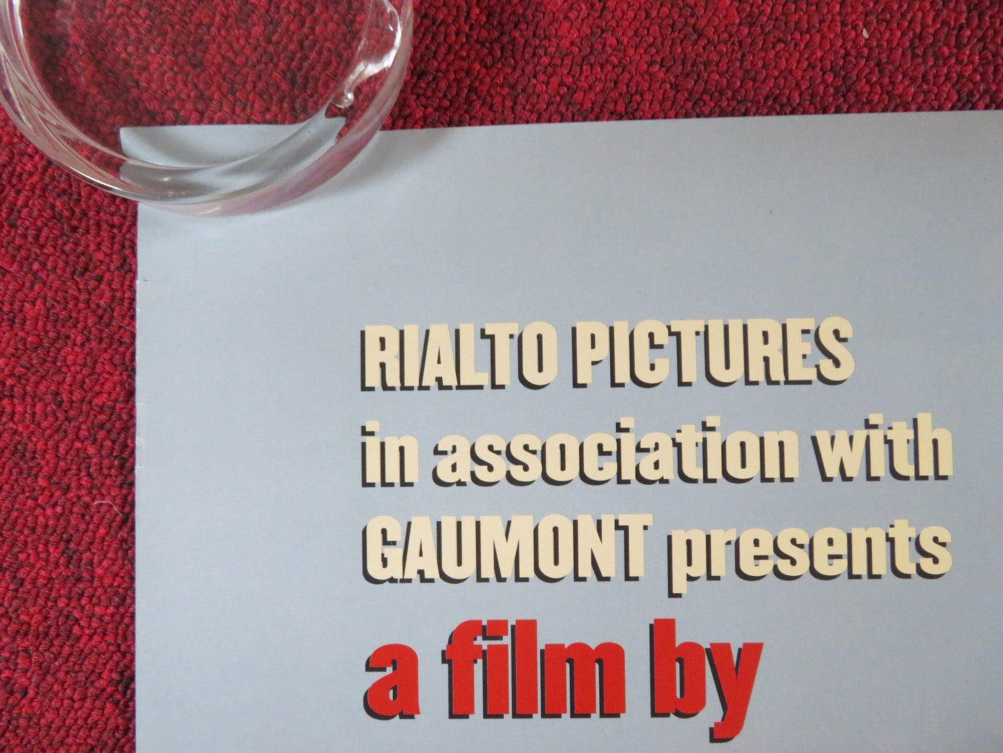 RIFIFI US ONE SHEET ROLLED POSTER JEAN SERVAIS CARL MOHNER 2000s Rendezvous Cinema Movie posters