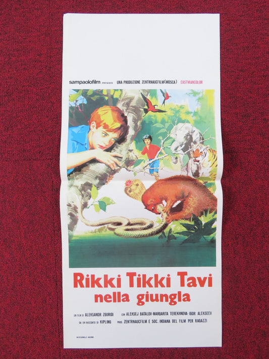 RIKKI - TIKKI - TAVI ITALIAN LOCANDINA POSTER ALEKSEY BATALOV 1982 Rendezvous Cinema Movie posters