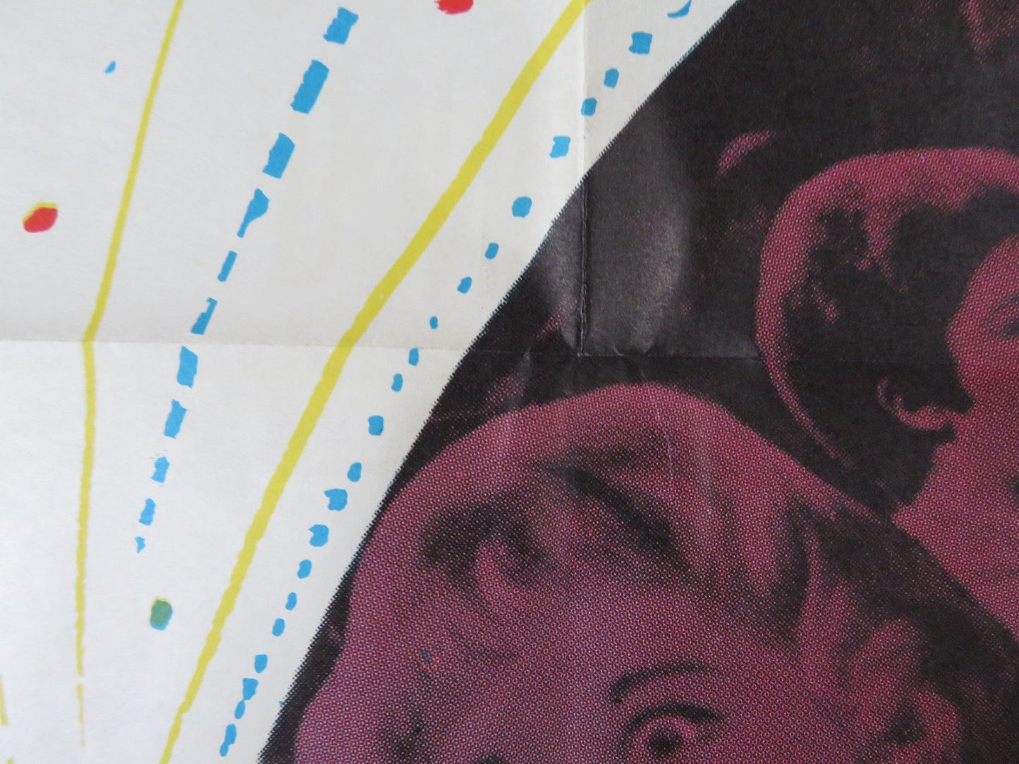 RING - A - DING RHYTHM! FOLDED US ONE SHEET POSTER CHUBBY CHECKER GENE VINCENT 1962 Rendezvous Cinema Movie posters