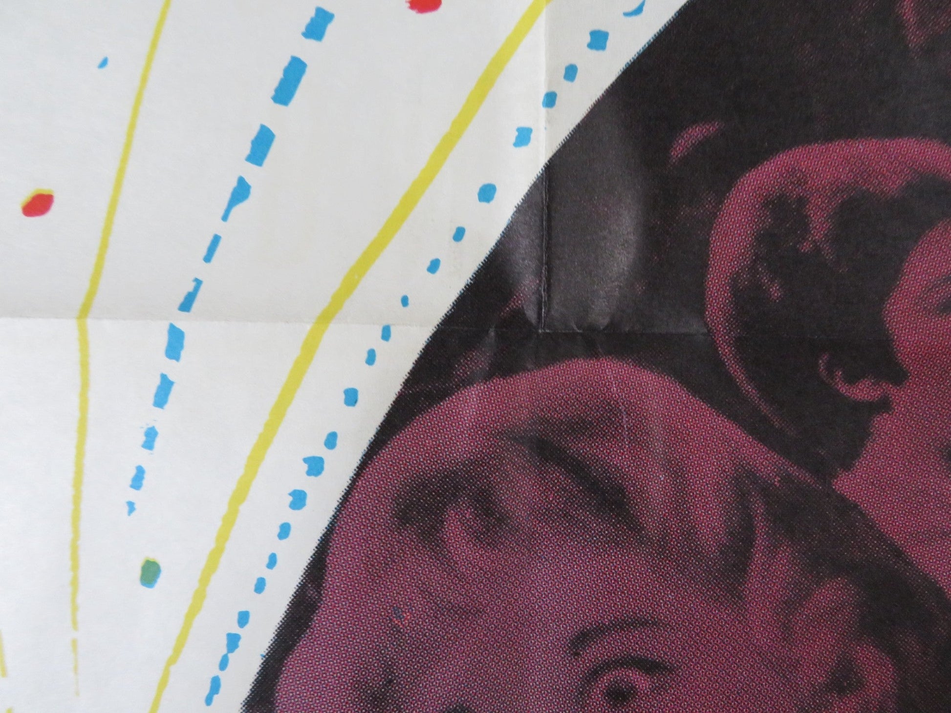 RING - A - DING RHYTHM! FOLDED US ONE SHEET POSTER CHUBBY CHECKER GENE VINCENT 1962 Rendezvous Cinema Movie posters