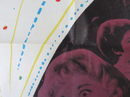 RING - A - DING RHYTHM! FOLDED US ONE SHEET POSTER CHUBBY CHECKER GENE VINCENT 1962 Rendezvous Cinema Movie posters