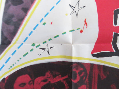 RING - A - DING RHYTHM! FOLDED US ONE SHEET POSTER CHUBBY CHECKER GENE VINCENT 1962 Rendezvous Cinema Movie posters