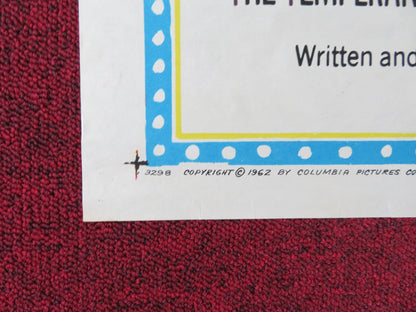 RING - A - DING RHYTHM! FOLDED US ONE SHEET POSTER CHUBBY CHECKER GENE VINCENT 1962 Rendezvous Cinema Movie posters