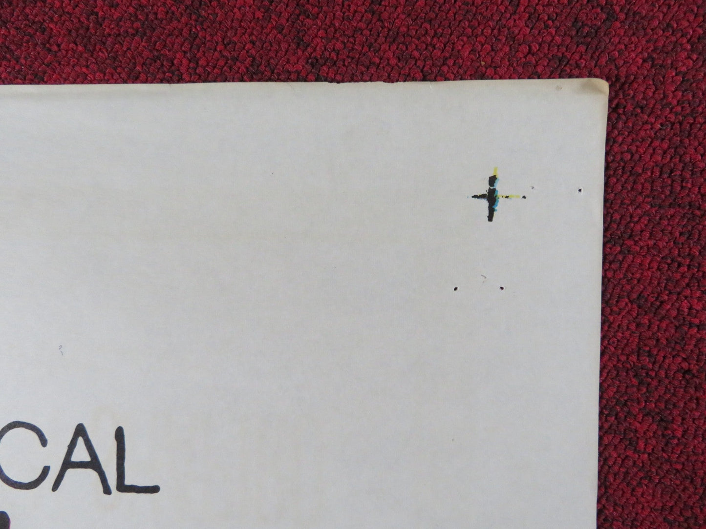 RING - A - DING RHYTHM! FOLDED US ONE SHEET POSTER CHUBBY CHECKER GENE VINCENT 1962 Rendezvous Cinema Movie posters