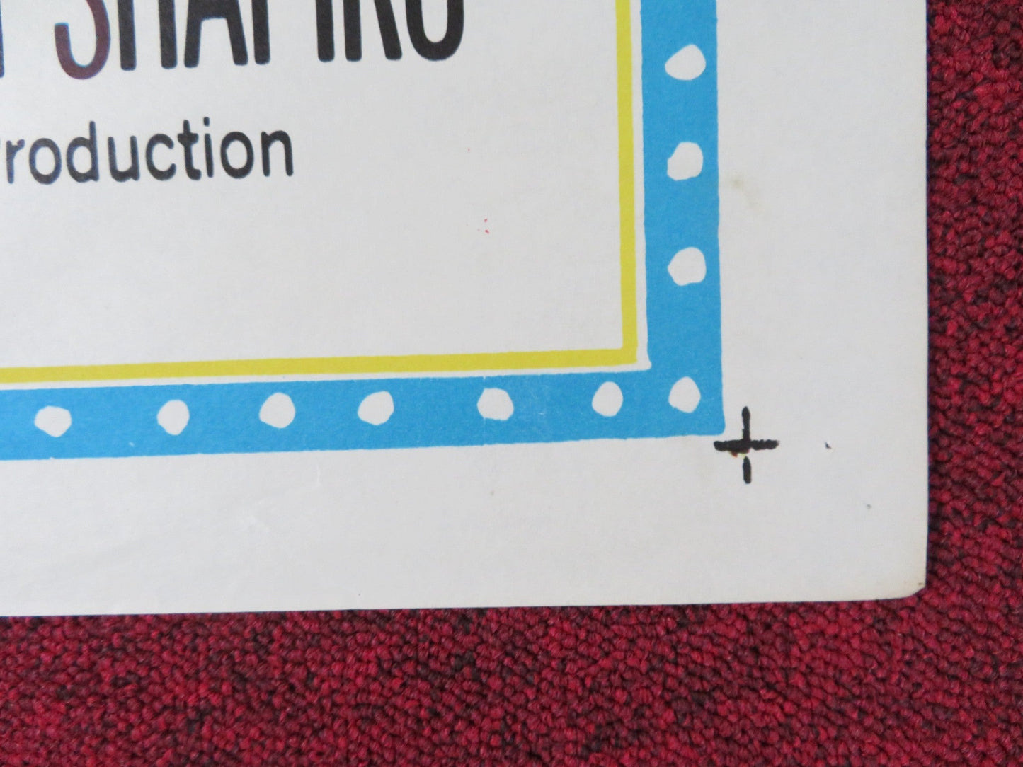 RING - A - DING RHYTHM! FOLDED US ONE SHEET POSTER CHUBBY CHECKER GENE VINCENT 1962 Rendezvous Cinema Movie posters