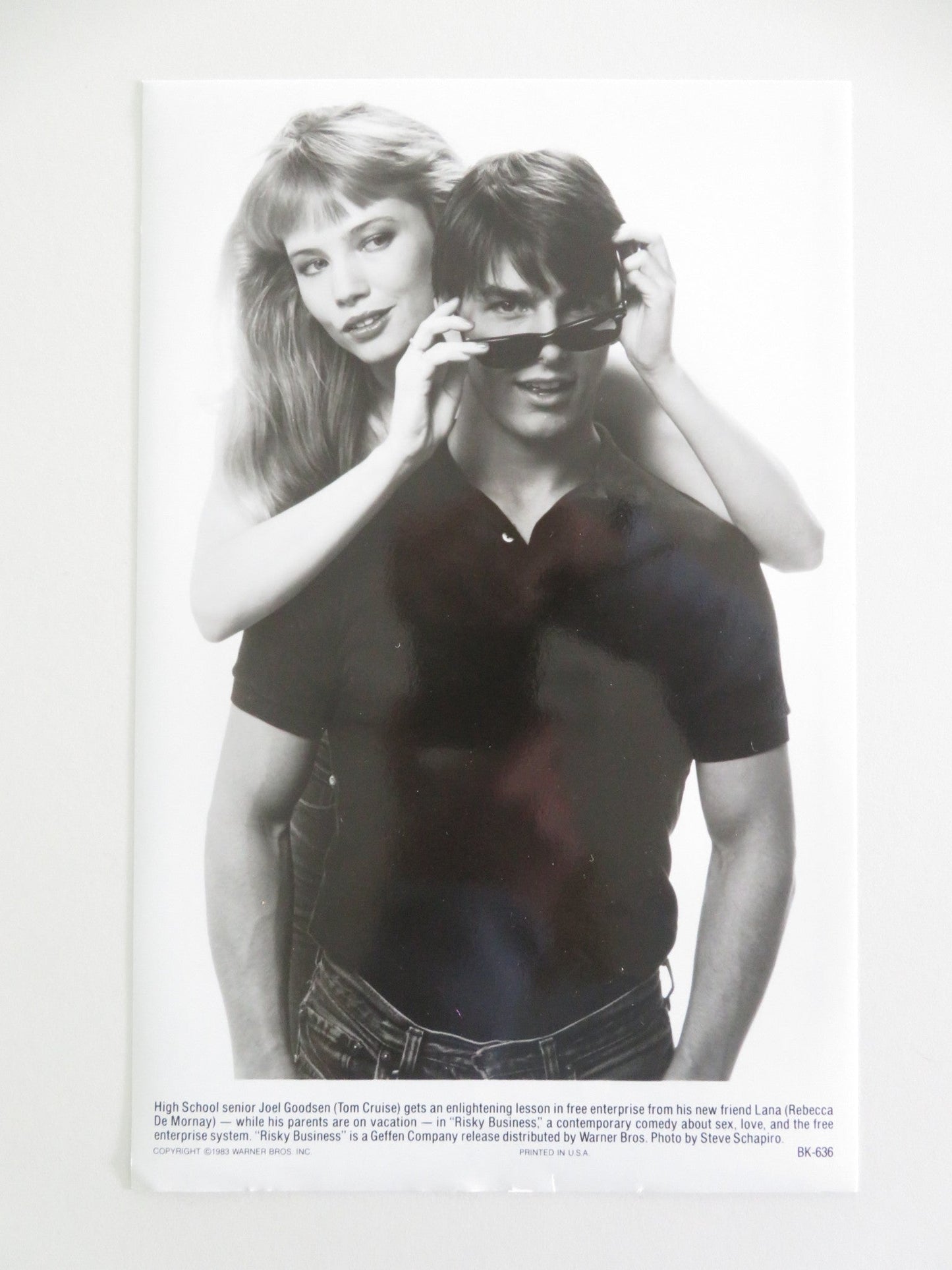 Risky Business Movie Still Photo Lot Of 3 Tom Cruise Rebecca De Mornay 1983 Movie posters