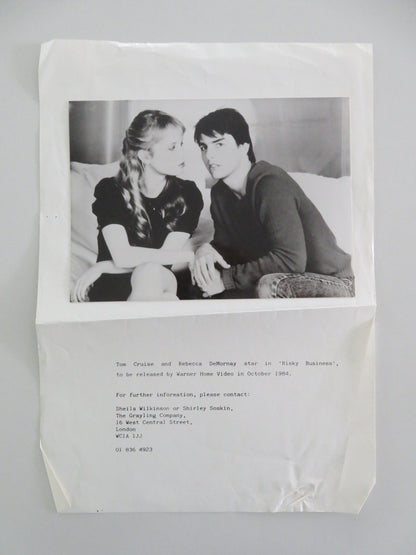RISKY BUSINESS MOVIE STILL PHOTO TOM CRUISE REBECCA DEMORNAY 1984 Movie posters