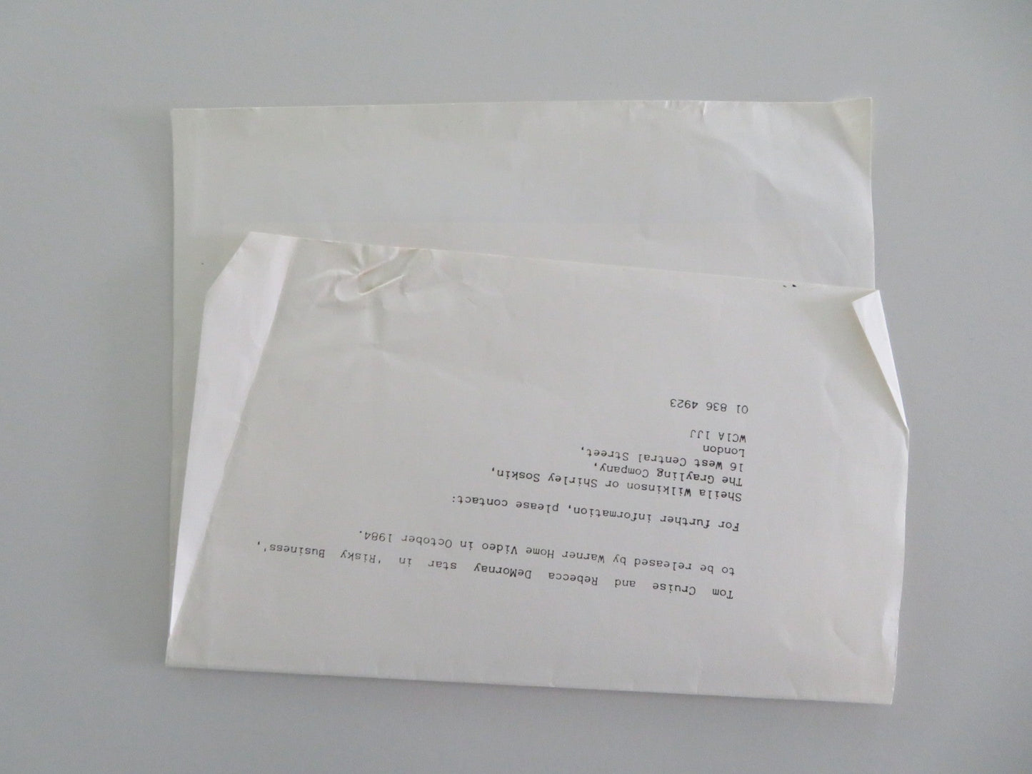 RISKY BUSINESS MOVIE STILL PHOTO TOM CRUISE REBECCA DEMORNAY 1984 Movie posters