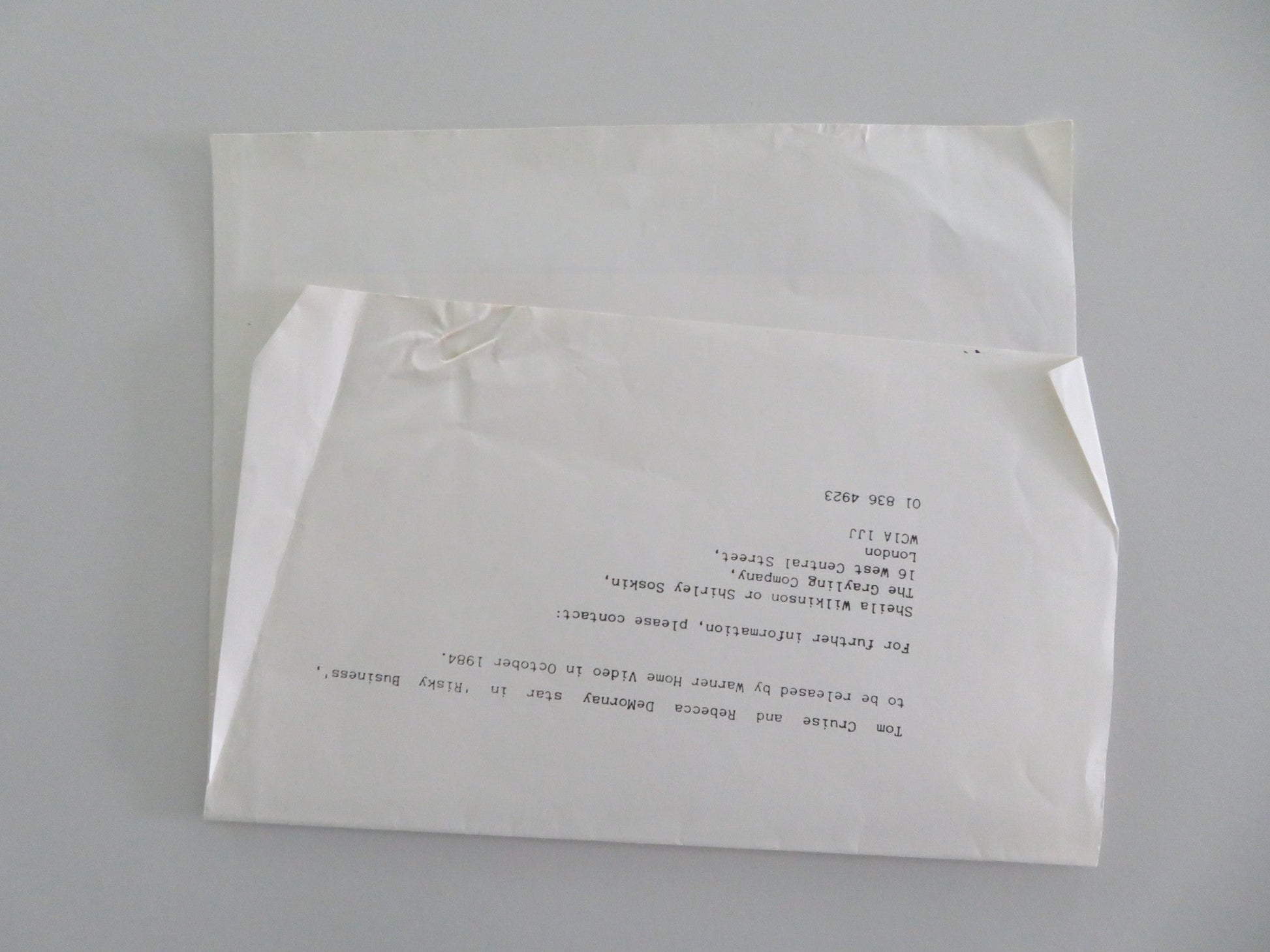 RISKY BUSINESS MOVIE STILL PHOTO TOM CRUISE REBECCA DEMORNAY 1984 Movie posters