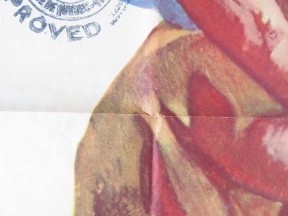 RIVER'S EDGE FOLDED US ONE SHEET POSTER RAY MILLAND ANTHONY QUINN 1957 Rendezvous Cinema Movie posters