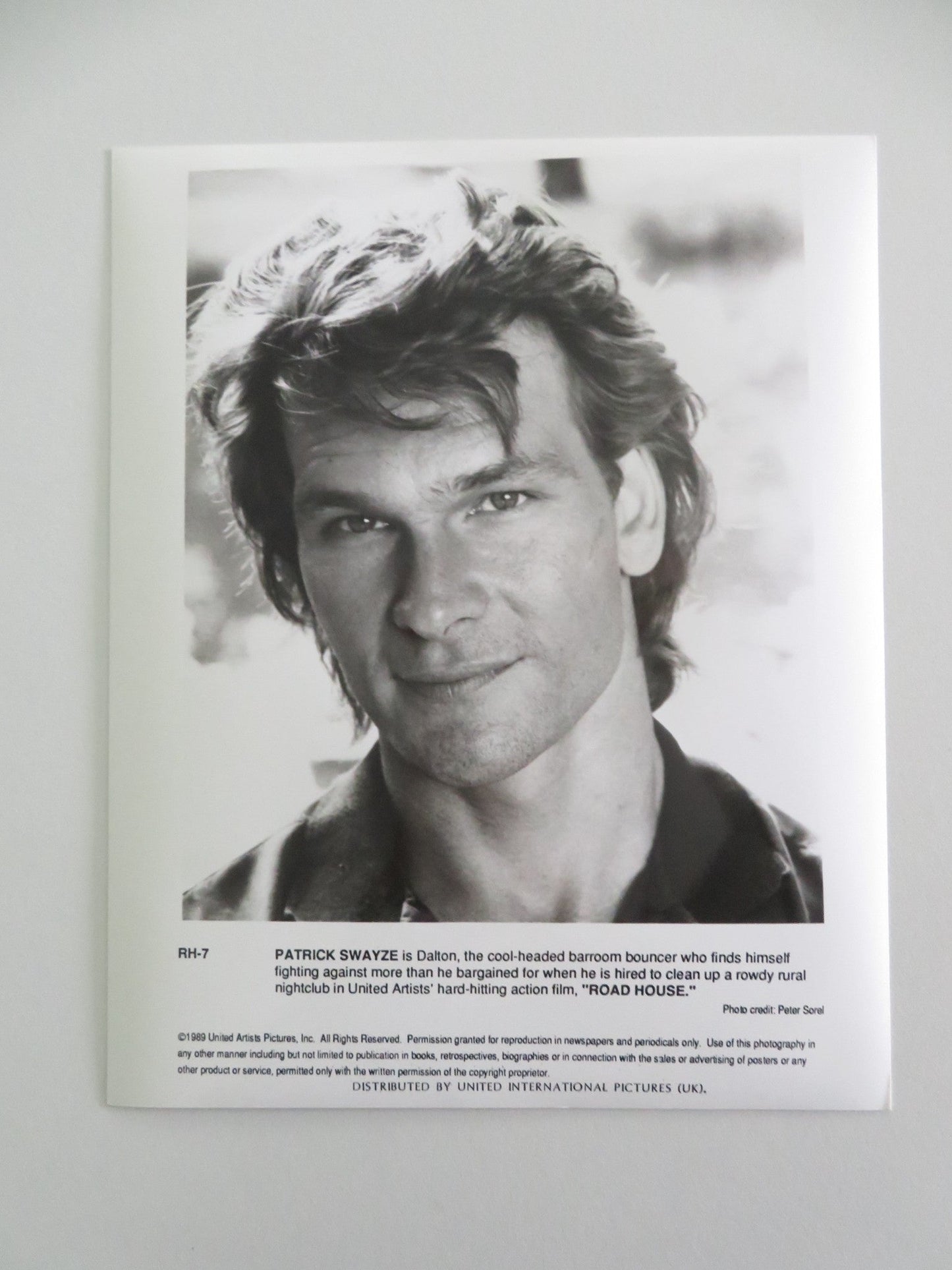 ROAD HOUSE - B MOVIE STILL PHOTO LOT OF 4 PATRICK SWAYZE KELLY LYNCH 1989 Movie posters