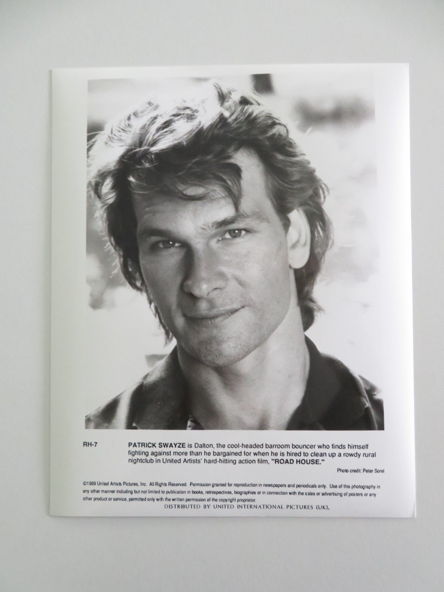 ROAD HOUSE - B MOVIE STILL PHOTO LOT OF 4 PATRICK SWAYZE KELLY LYNCH 1989 Movie posters