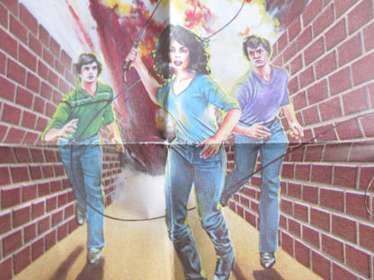 ROARING FIRE FOLDED US ONE SHEET POSTER SONNY CHIBA DUKE SANADA 1981 Rendezvous Cinema Movie posters