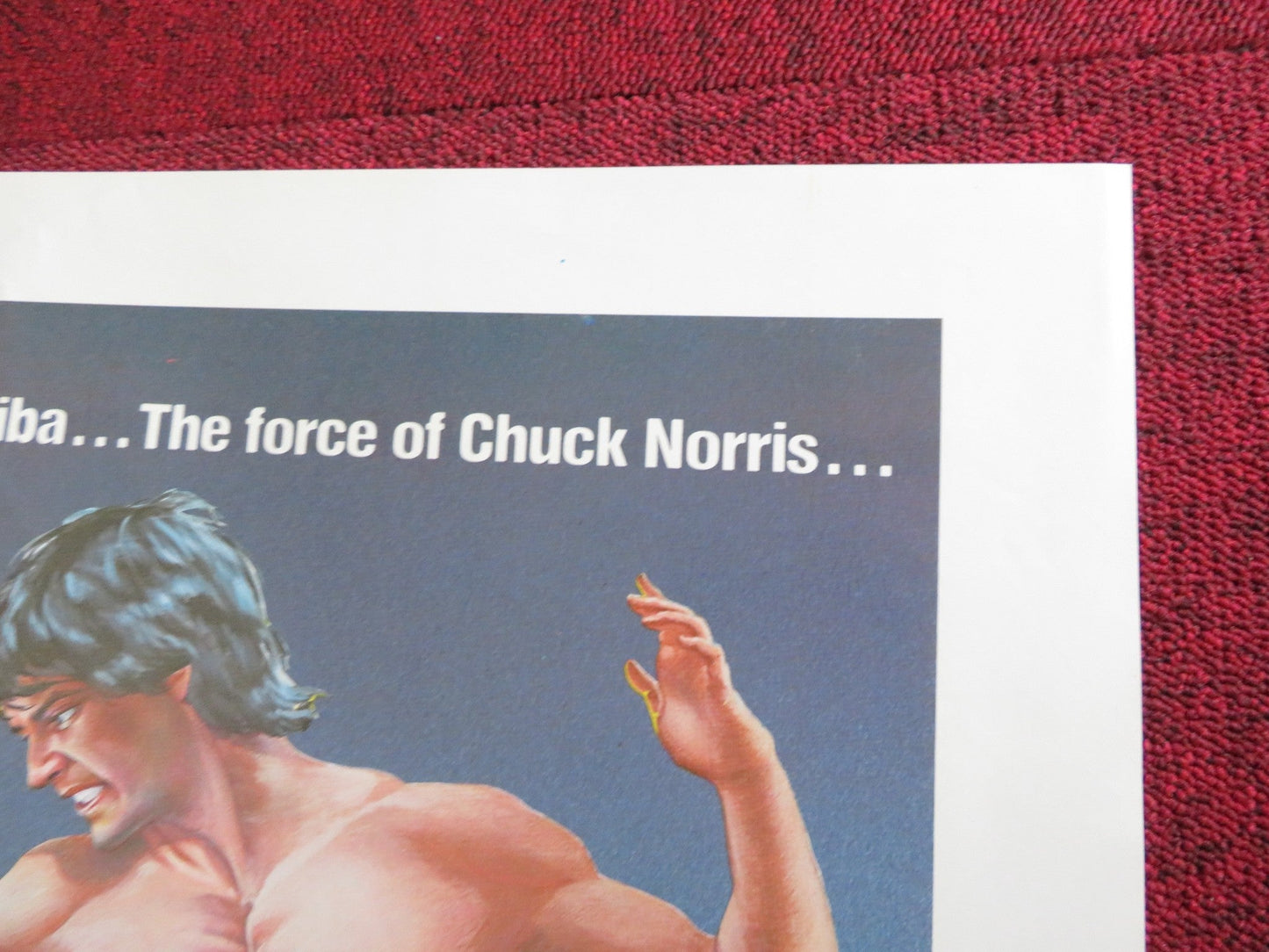 ROARING FIRE FOLDED US ONE SHEET POSTER SONNY CHIBA DUKE SANADA 1981 Rendezvous Cinema Movie posters