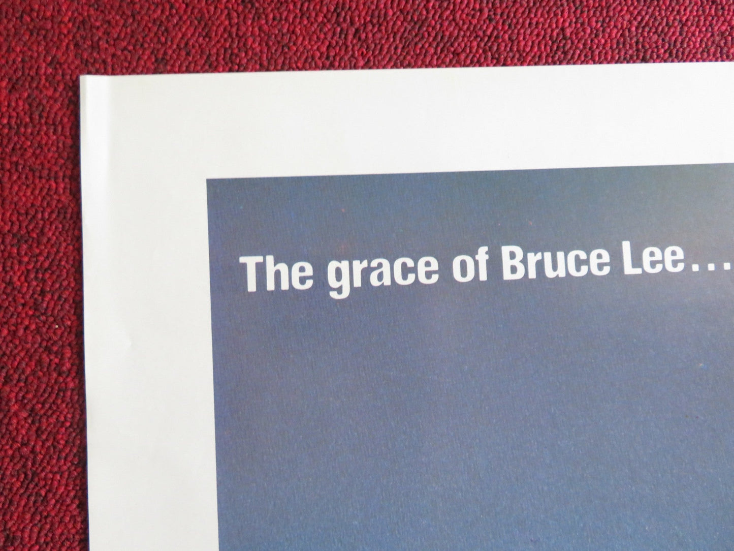 ROARING FIRE FOLDED US ONE SHEET POSTER SONNY CHIBA DUKE SANADA 1981 Rendezvous Cinema Movie posters
