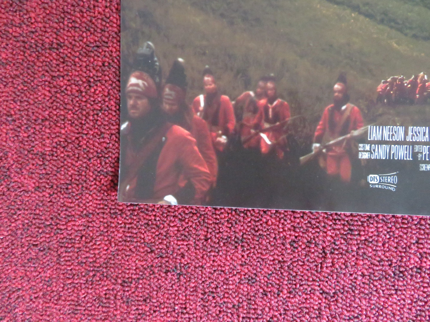 ROB ROY VHS VIDEO POSTER LIAM NEESON JESSICA LANGE 1995 Rendezvous Cinema Movie posters