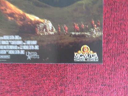 ROB ROY VHS VIDEO POSTER LIAM NEESON JESSICA LANGE 1995 Rendezvous Cinema Movie posters