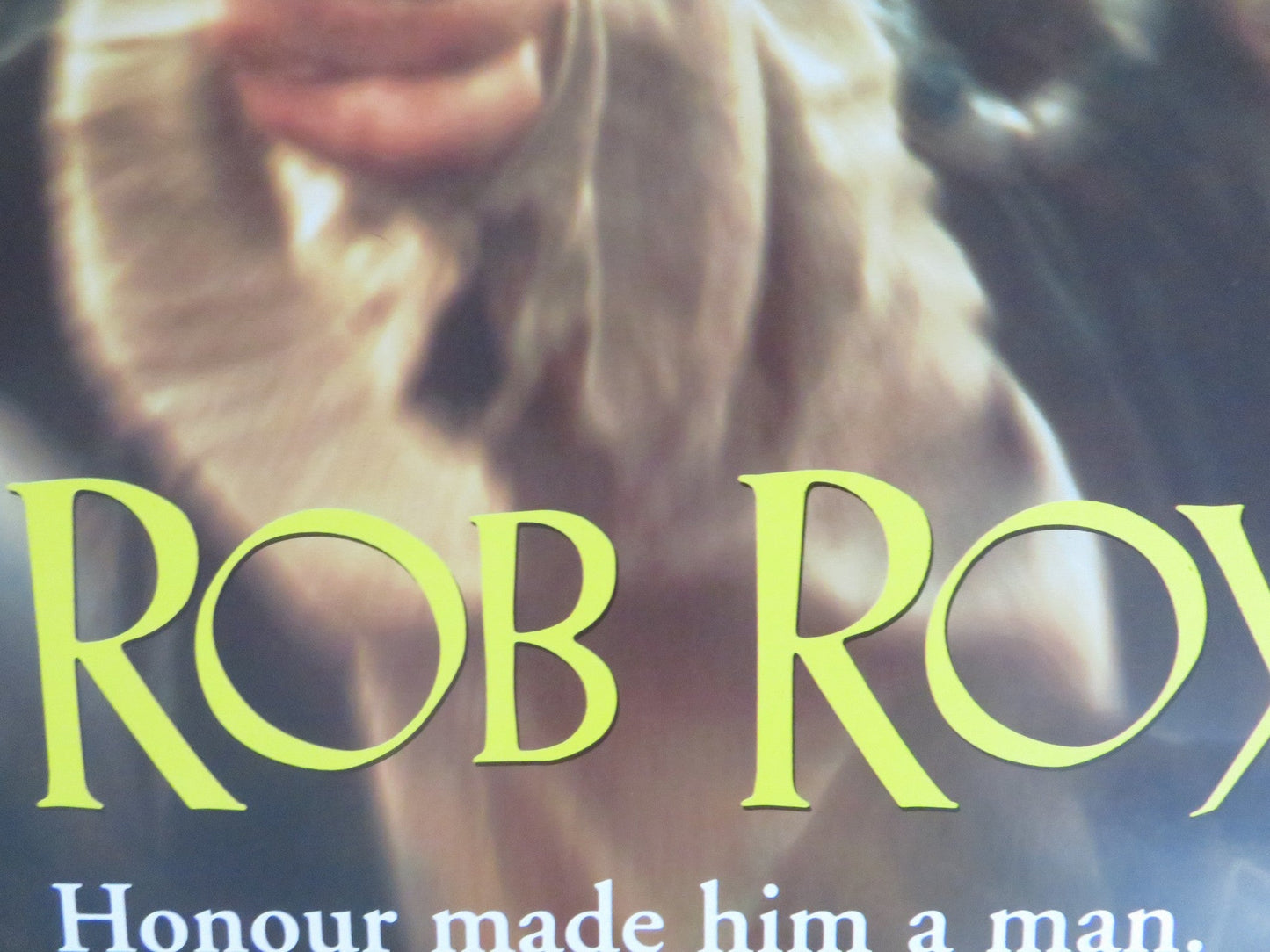 ROB ROY VHS VIDEO POSTER LIAM NEESON JESSICA LANGE 1995 Rendezvous Cinema Movie posters