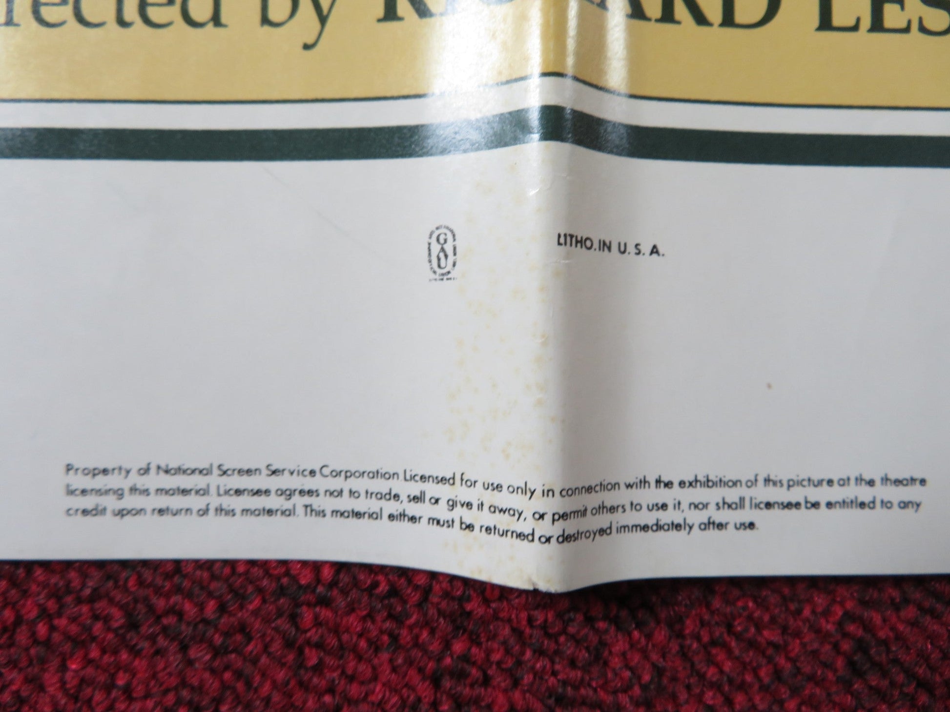 ROBIN AND MARIAN FOLDED US ONE SHEET POSTER SEAN CONNERY AUDREY HEPBURN 1976 Rendezvous Cinema Movie posters