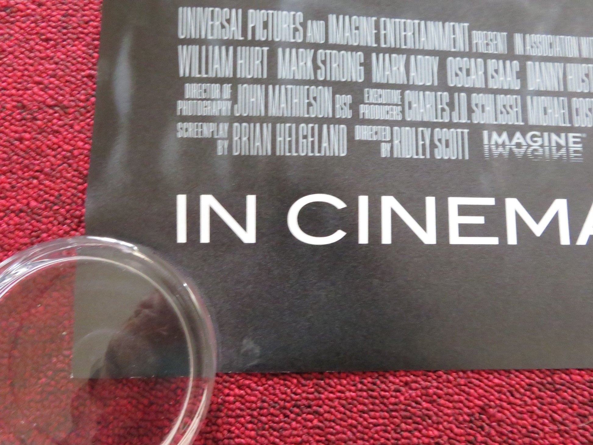 ROBIN HOOD - B UK QUAD ROLLED POSTER RIDLEY SCOTT RUSSELL CROWE 2010 Rendezvous Cinema Movie posters