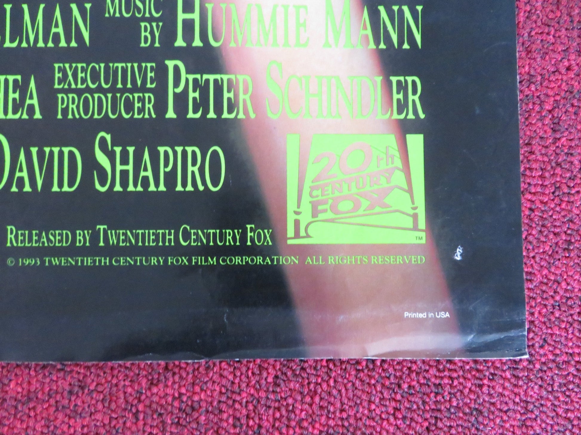 ROBIN HOOD MEN IN TIGHTS FOLDED US ONE SHEET POSTER CARY ELWES R. LEWIS 1993 Rendezvous Cinema Movie posters