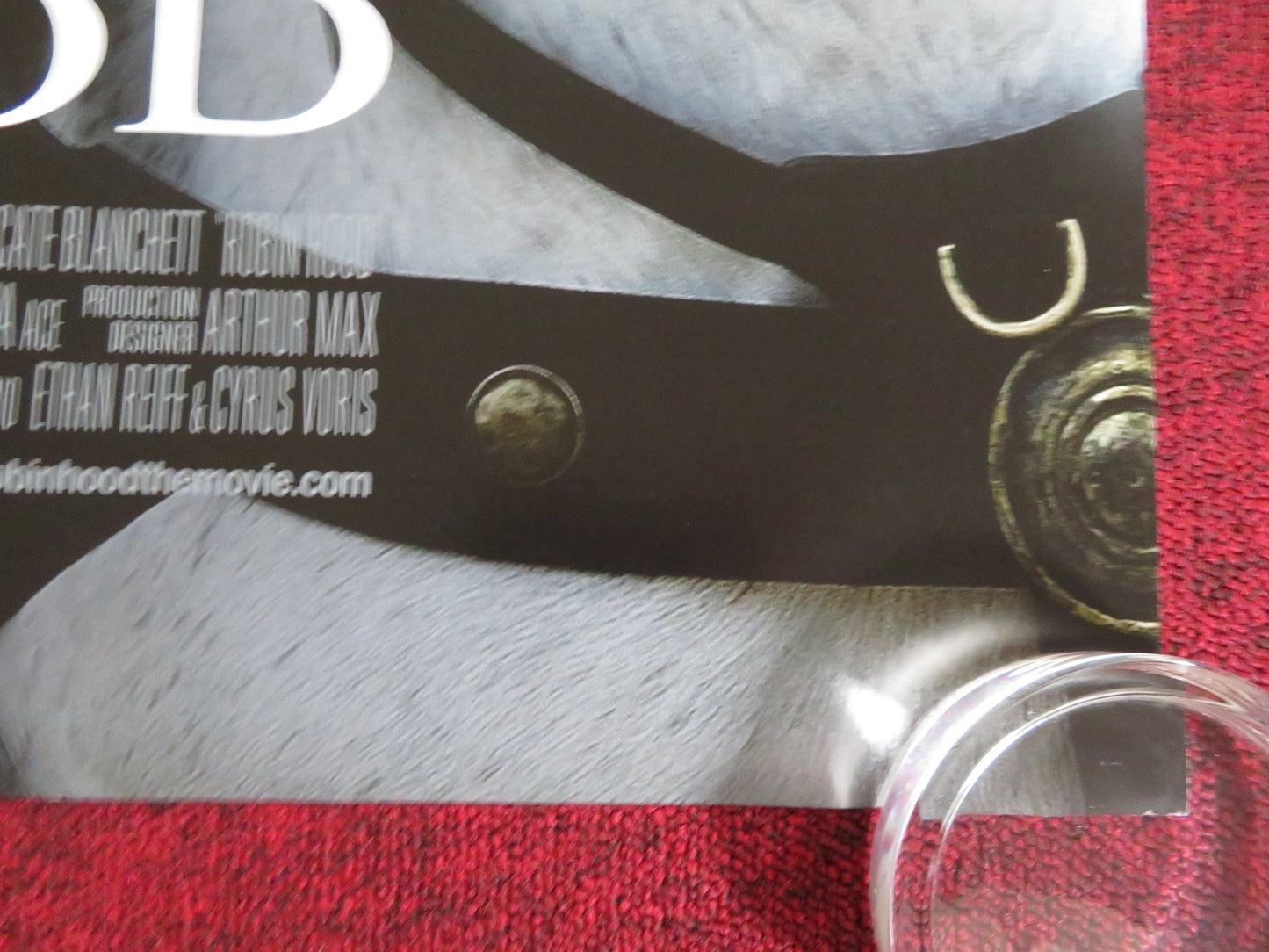 ROBIN HOOD US ONE SHEET ROLLED POSTER RUSSELL CROWE CATE BLANCHETT 2010 Rendezvous Cinema Movie posters