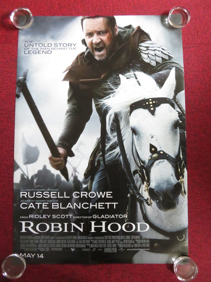 ROBIN HOOD US ONE SHEET ROLLED POSTER RUSSELL CROWE CATE BLANCHETT 2010 Rendezvous Cinema Movie posters