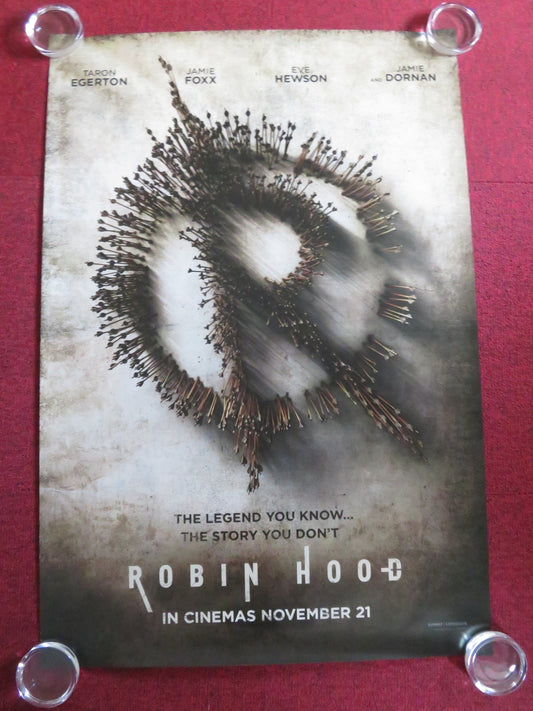 ROBIN HOOD US ONE SHEET ROLLED POSTER TARON EGERTON JAMIE FOXX 2018 Rendezvous Cinema Movie posters