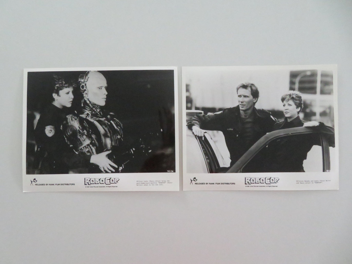 ROBOCOP MOVIE STILL PHOTO LOT OF 12 PETER WELLER NANCY ALLEN 1987 Movie posters
