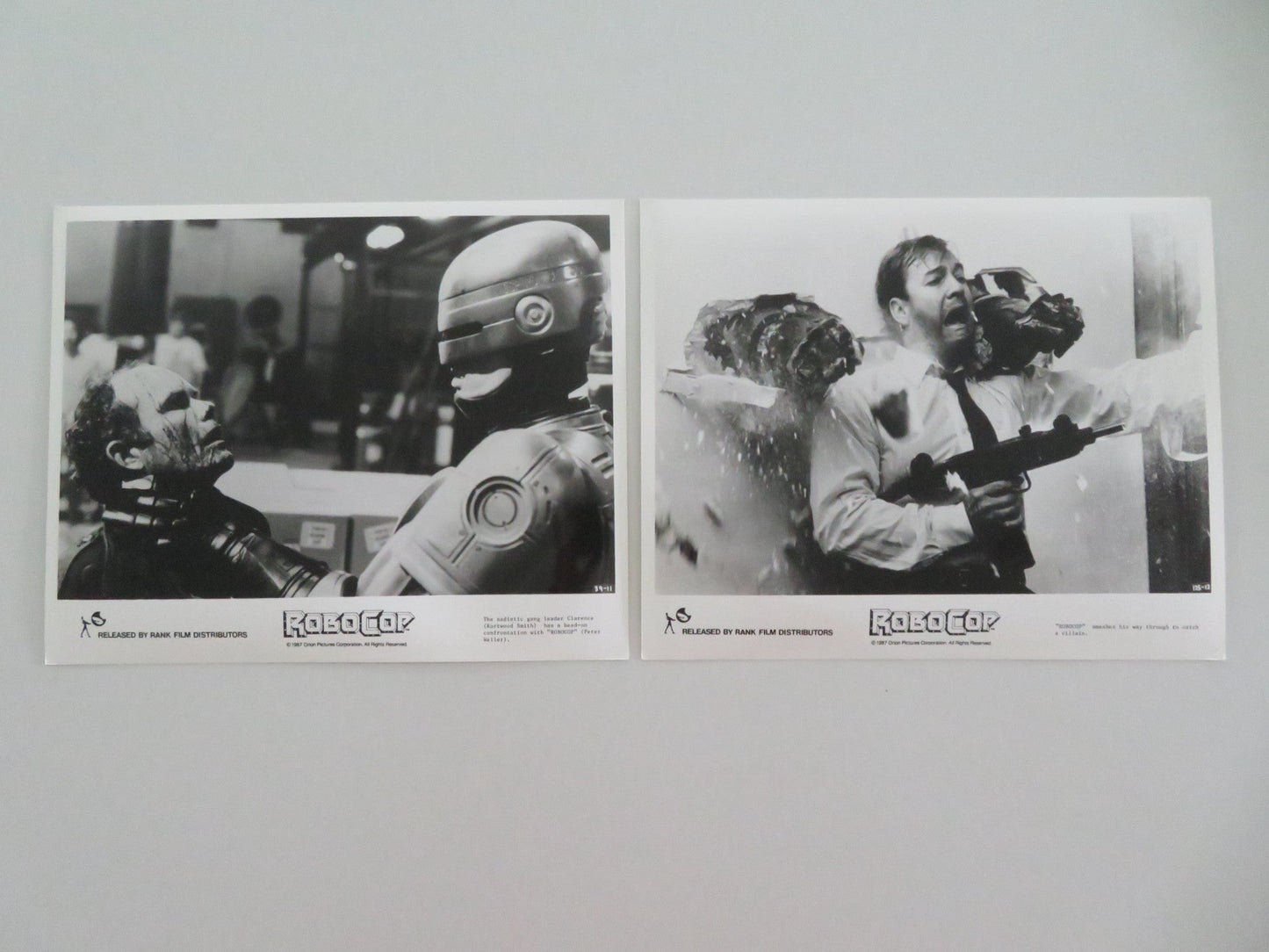 ROBOCOP MOVIE STILL PHOTO LOT OF 12 PETER WELLER NANCY ALLEN 1987 Movie posters