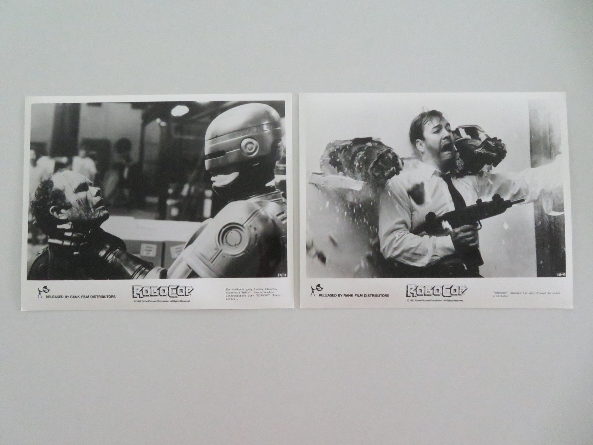 ROBOCOP MOVIE STILL PHOTO LOT OF 12 PETER WELLER NANCY ALLEN 1987 Movie posters
