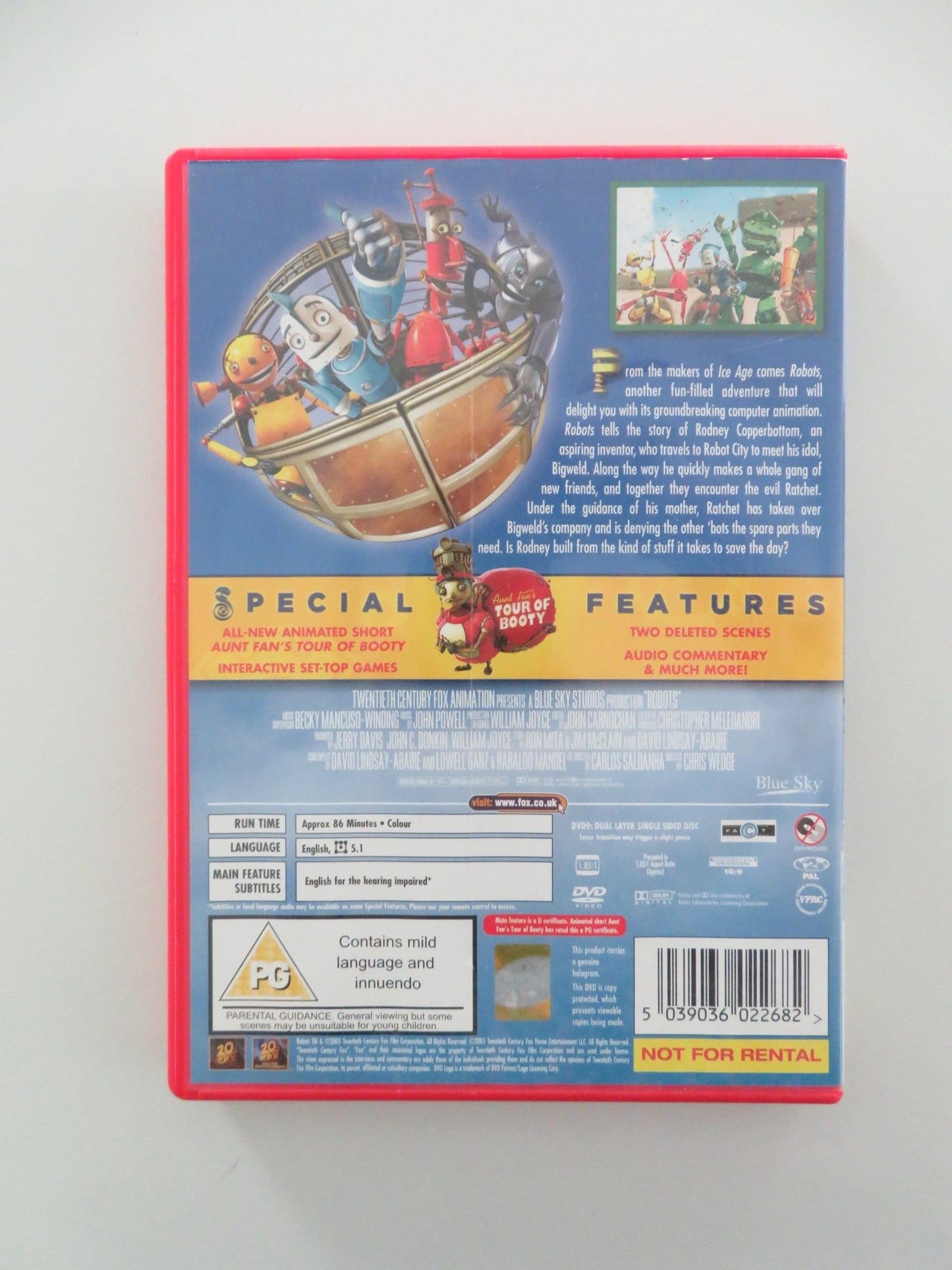ROBOTS (DVD) PAULA ABDUL HALLE BERRY 2005 REGION 2 Movie posters