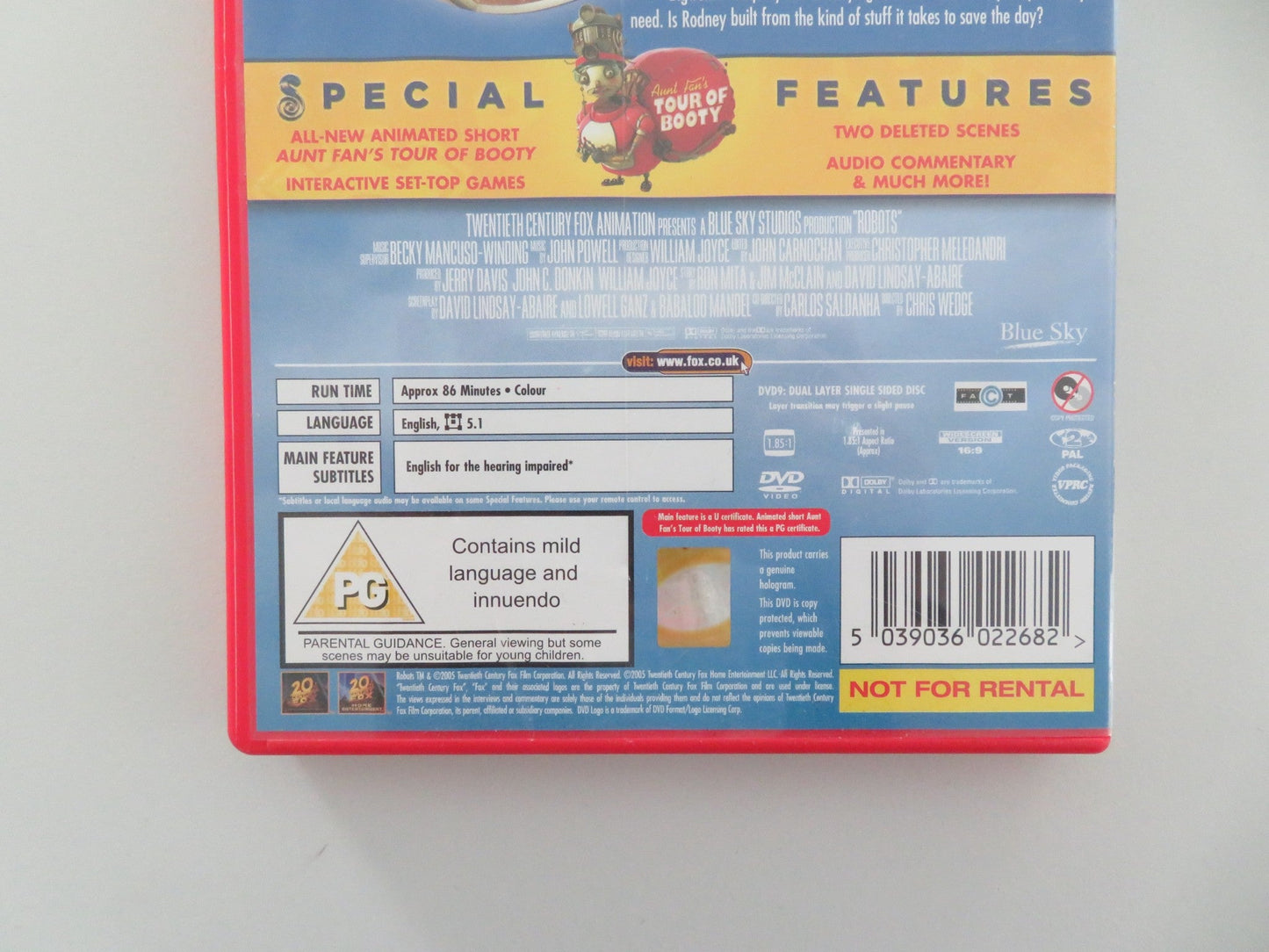 ROBOTS (DVD) PAULA ABDUL HALLE BERRY 2005 REGION 2 Movie posters