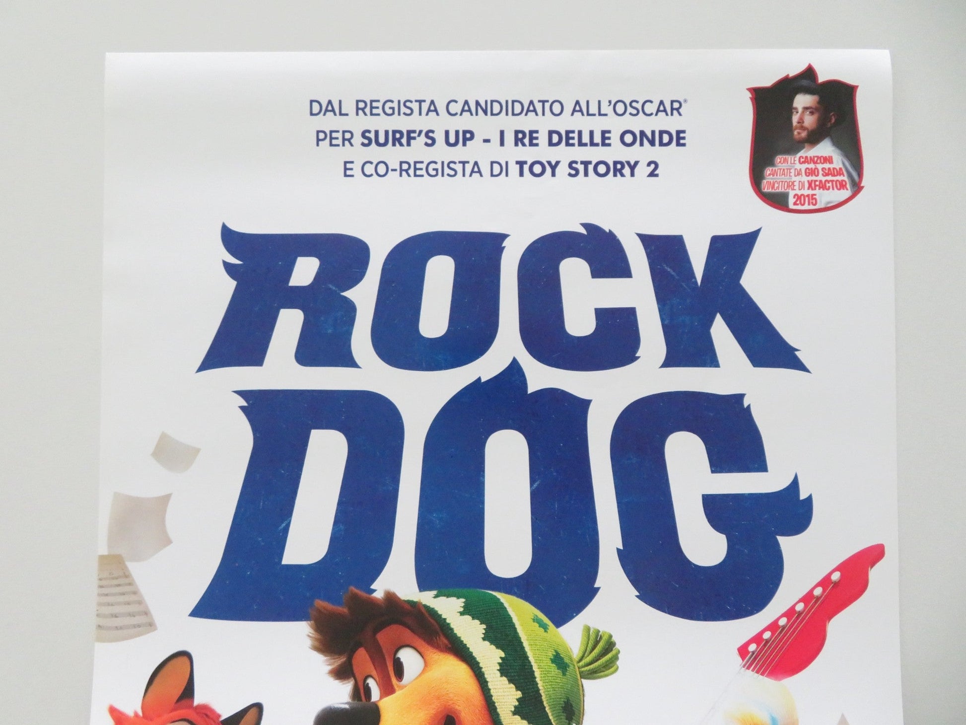 Rock Dog ITALIAN LOCANDINA POSTER Luke Wilson Eddie Izzard 2016 Movie posters