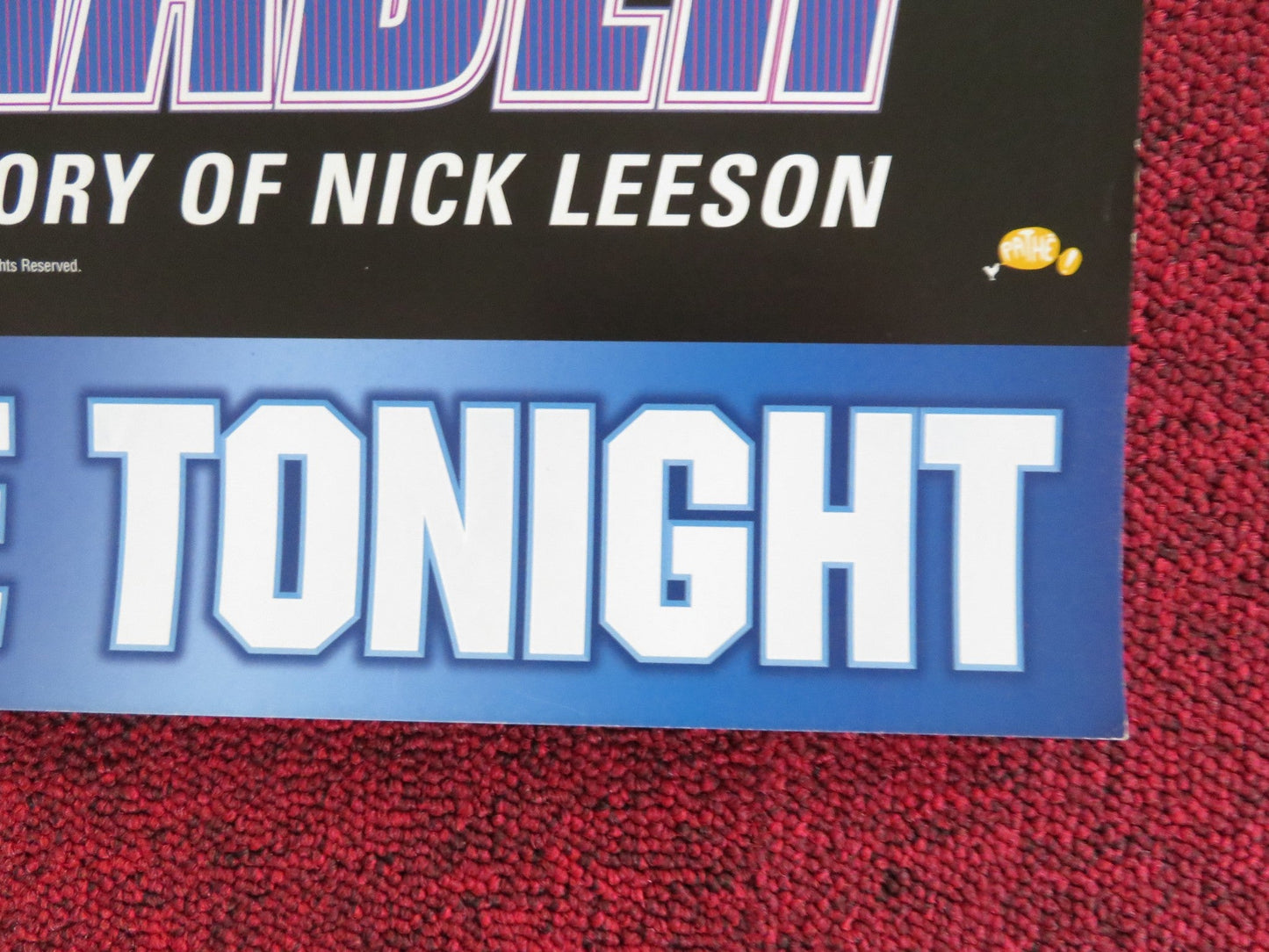 ROGUE TRADER VHS VIDEO POSTER EWAN MCGREGOR ANNA FRIEL 1999 Rendezvous Cinema Movie posters