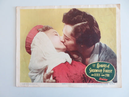 ROGUES OF SHERWOOD FOREST - C LOBBY CARD JOHN DEREK DIANA LYNN 1950 Rendezvous Cinema Movie posters