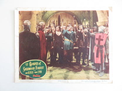 ROGUES OF SHERWOOD FOREST - D LOBBY CARD JOHN DEREK DIANA LYNN 1950 Rendezvous Cinema Movie posters