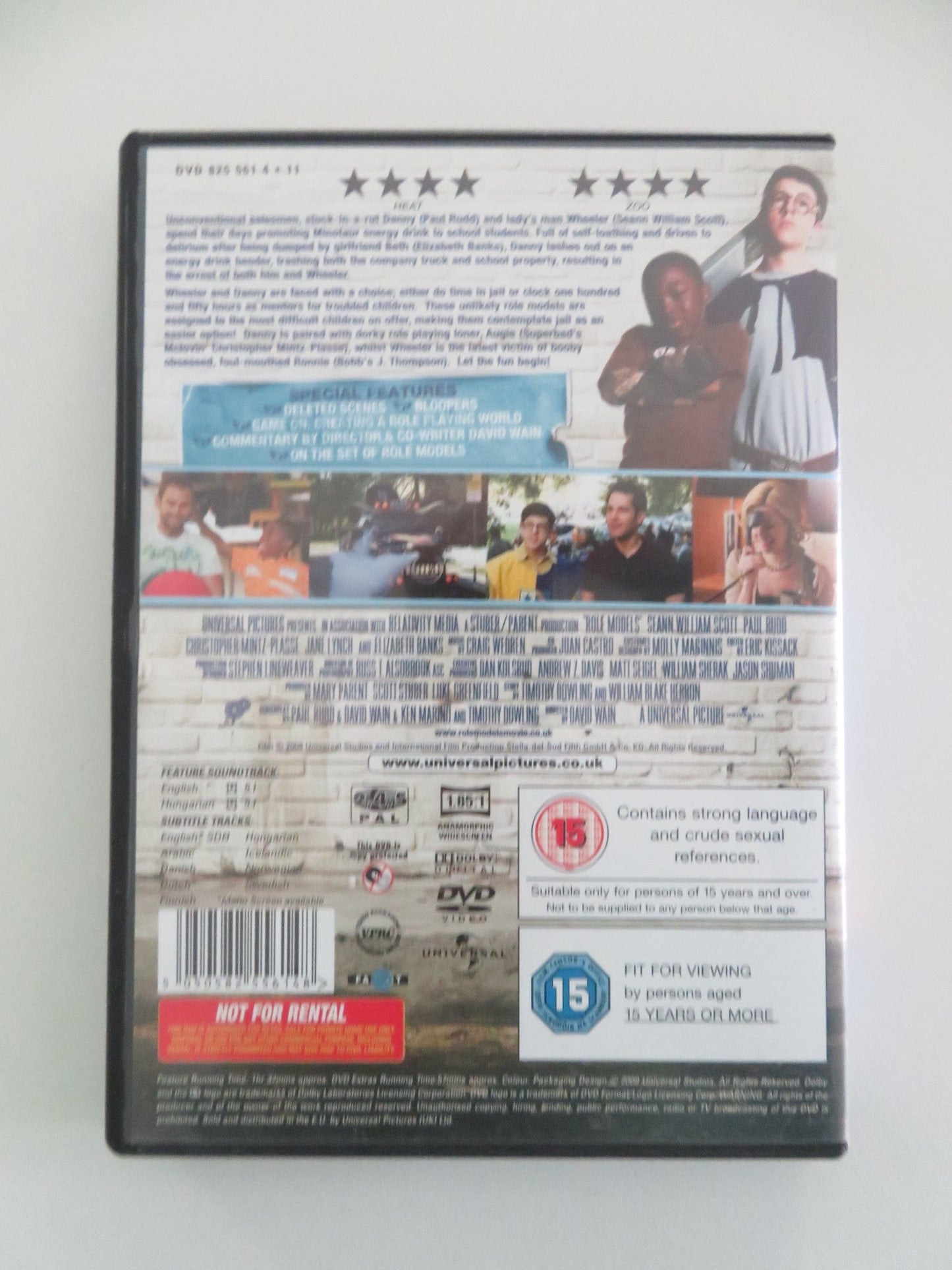 ROLE MODELS (DVD) PAUL RUDD SEANN WILLIAM SCOTT 2008 REGION 2, 4, 5 Movie posters