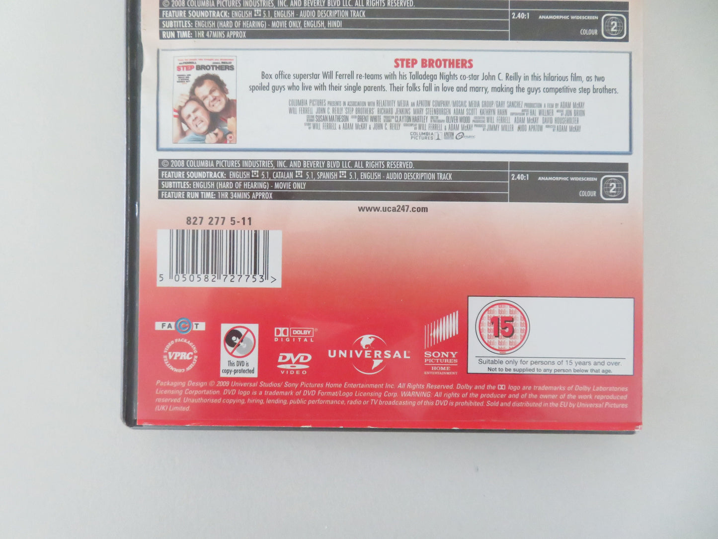 Role Models, Pineapple Express and Step Brothers (DVD) Paul Rudd 2008 Region 2 Movie posters