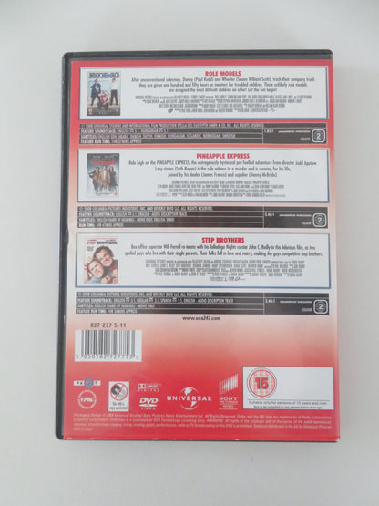 Role Models, Pineapple Express and Step Brothers (DVD) Paul Rudd 2008 Region 2 Movie posters