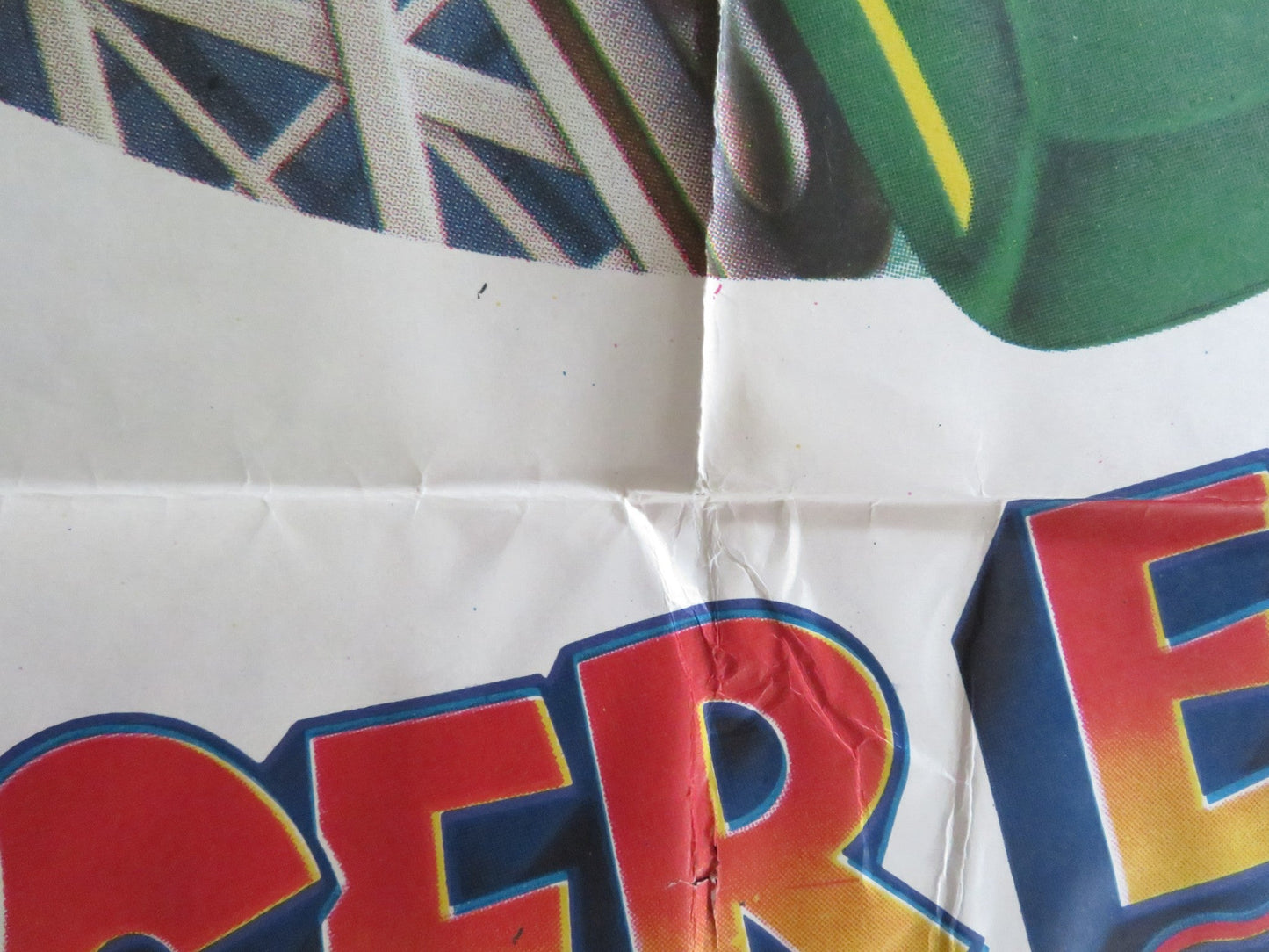 ROLLER COASTER RABBIT ARGENTINA POSTER FOLDED KATHLEEN TURNER C. FLEISCHER 1990 Rendezvous Cinema Movie posters