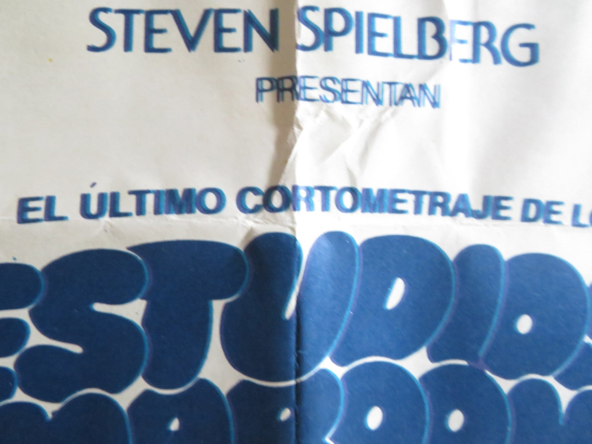 ROLLER COASTER RABBIT ARGENTINA POSTER FOLDED KATHLEEN TURNER C. FLEISCHER 1990 Rendezvous Cinema Movie posters