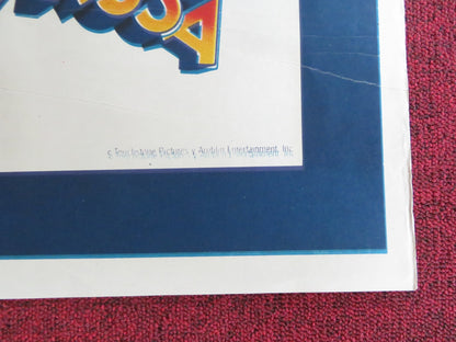 ROLLER COASTER RABBIT ARGENTINA POSTER FOLDED KATHLEEN TURNER C. FLEISCHER 1990 Rendezvous Cinema Movie posters