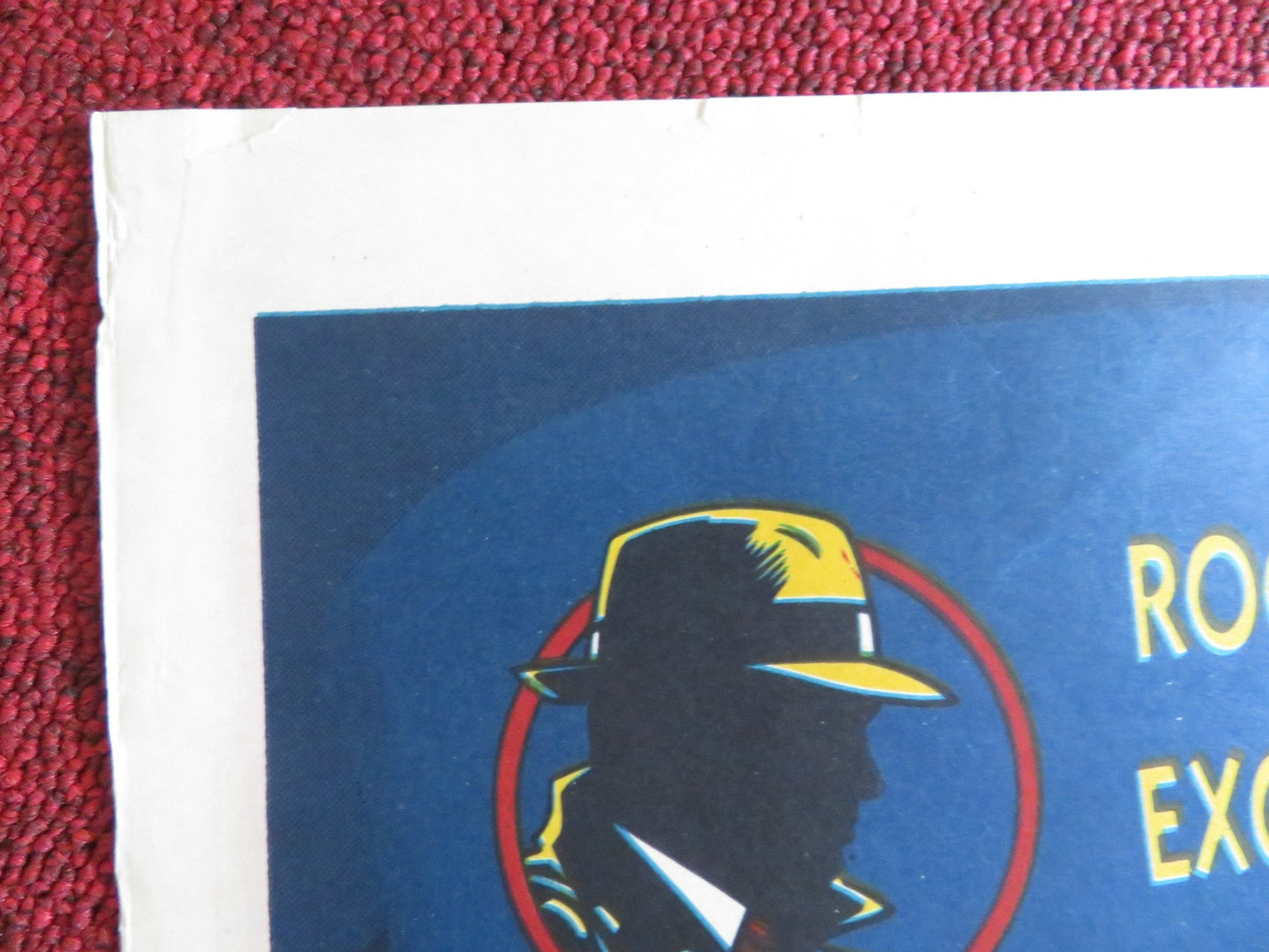 ROLLER COASTER RABBIT ARGENTINA POSTER FOLDED KATHLEEN TURNER C. FLEISCHER 1990 Rendezvous Cinema Movie posters