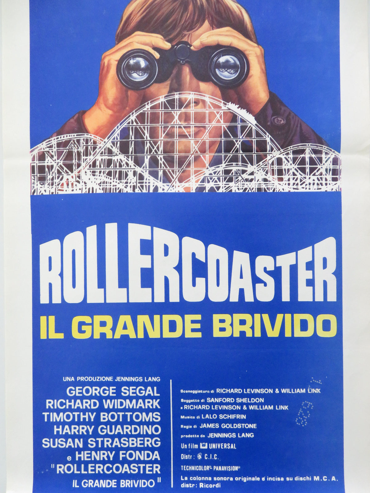 Rollercoaster Italian Locandina Poster George Segal Richard Widmark 1977 Movie posters