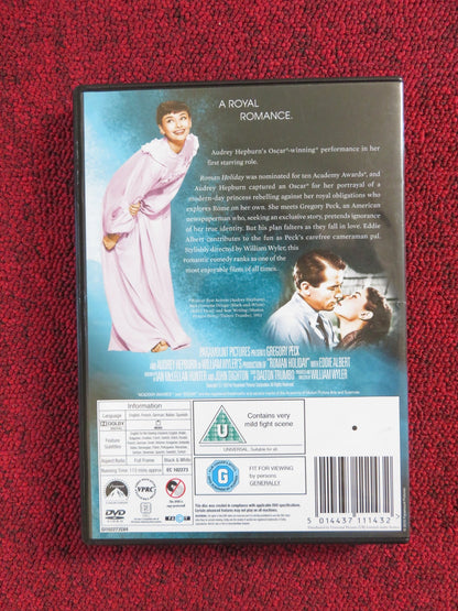 ROMAN HOLIDAY (DVD) GREGORY PECK AUDREY HEPBURN 1953 REGION 2 Rendezvous Cinema Movie posters